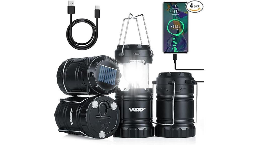 rechargeable camping lantern pack
