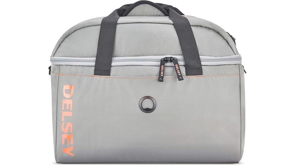 recycled materials travel duffel