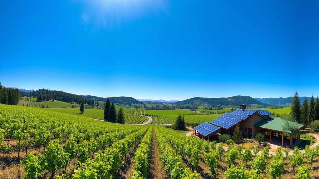 renewable energy enhances winery sustainability