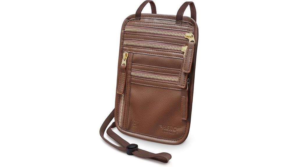 rfid blocking travel wallet