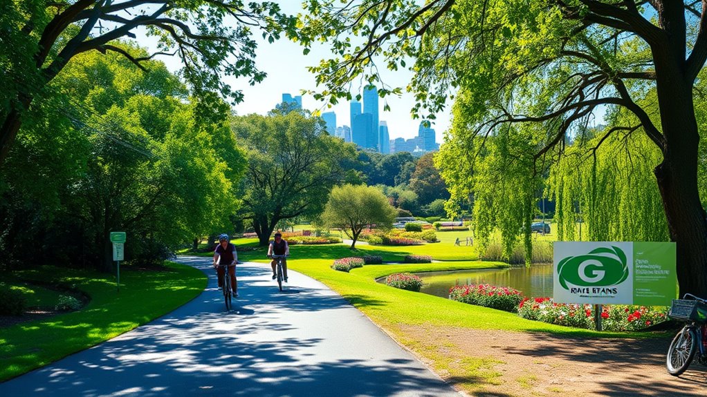 scenic accessible garden pathways