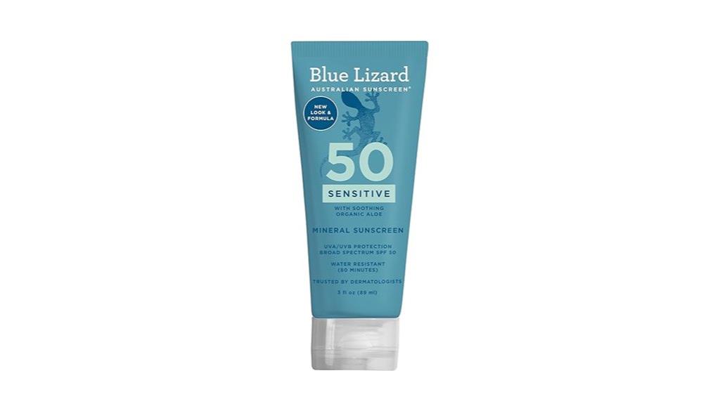 sensitive spf 50 zinc sunscreen