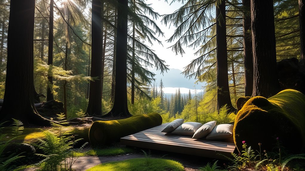 serene bc forest retreats