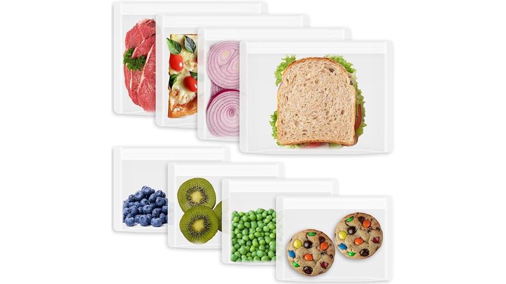 silicone food storage bags