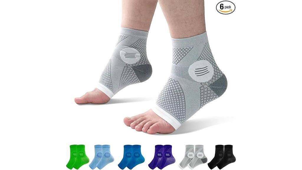 six pair neuropathy socks