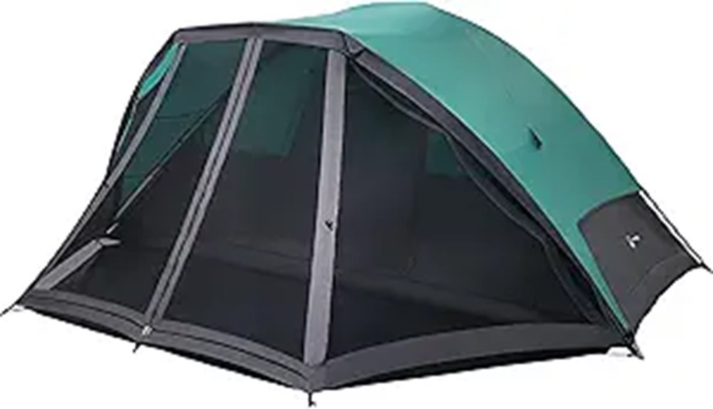 six person camping tent