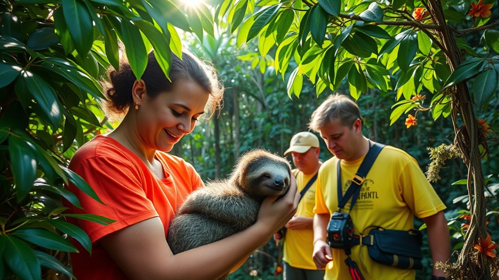 sloth conservation habitat restoration