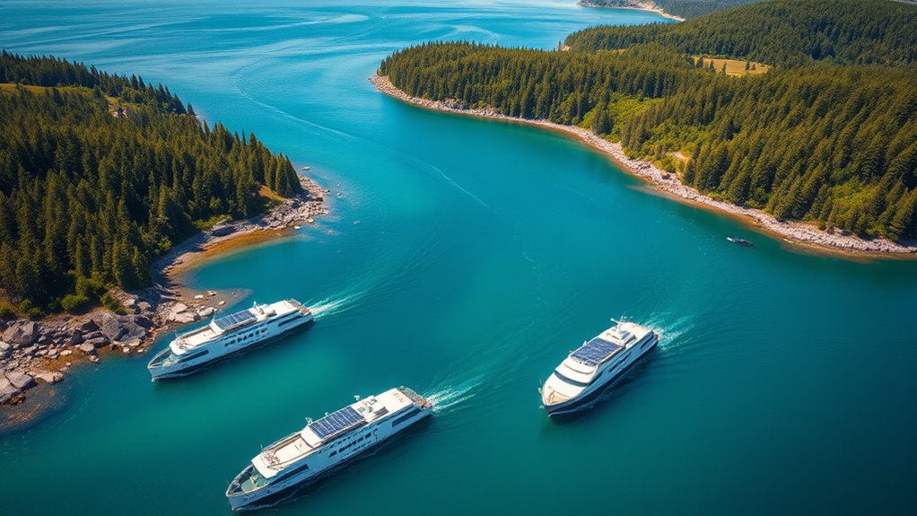 solar powered eco friendly ferry transit