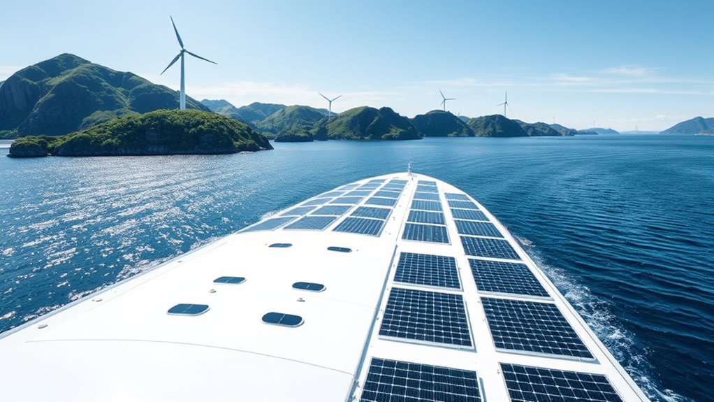 solar powered ferry sustainability showcase