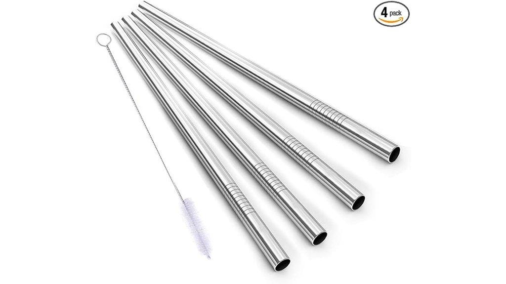 stainless steel reusable straws