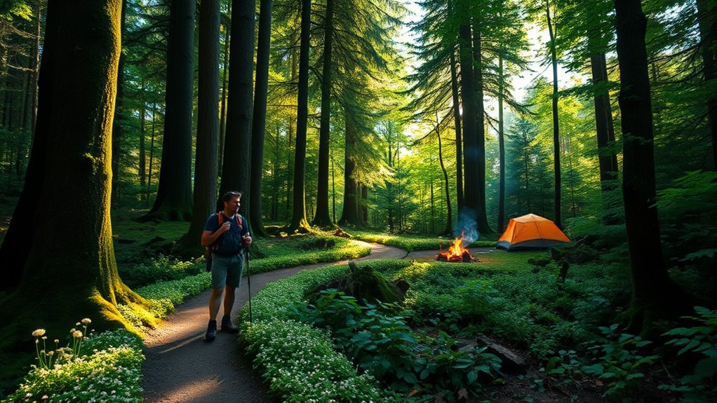 stay on designated trails