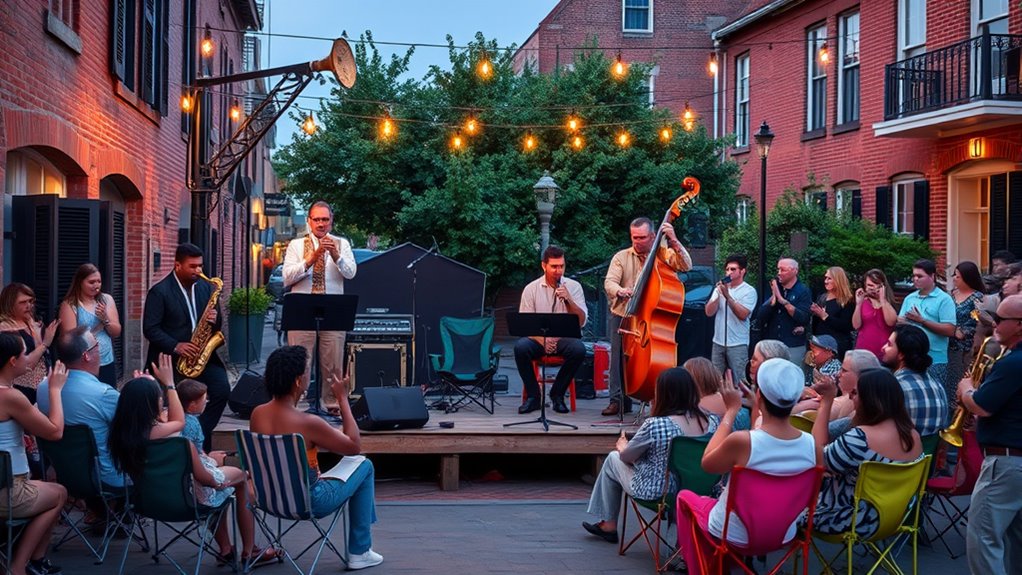 support local jazz scenes