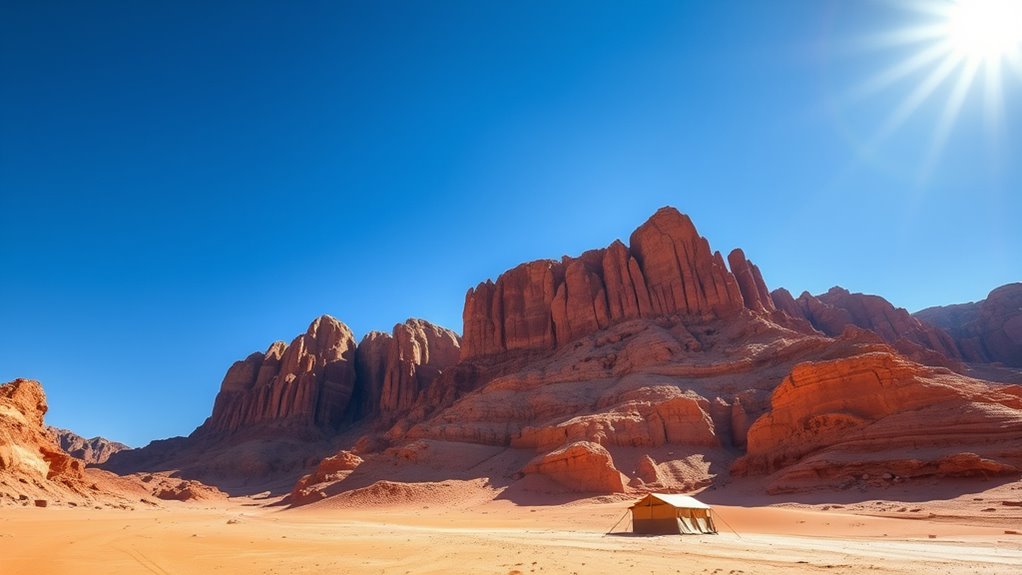 surreal rocky desert formations