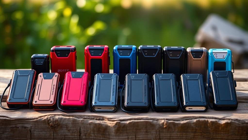 top hand crank chargers