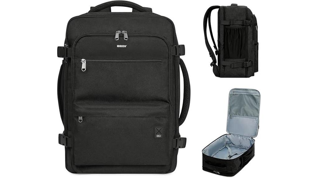 travel backpack with wet pocket