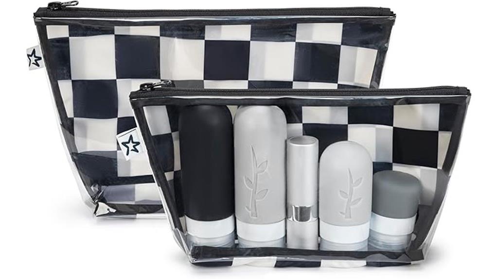 travel organizer with zipper