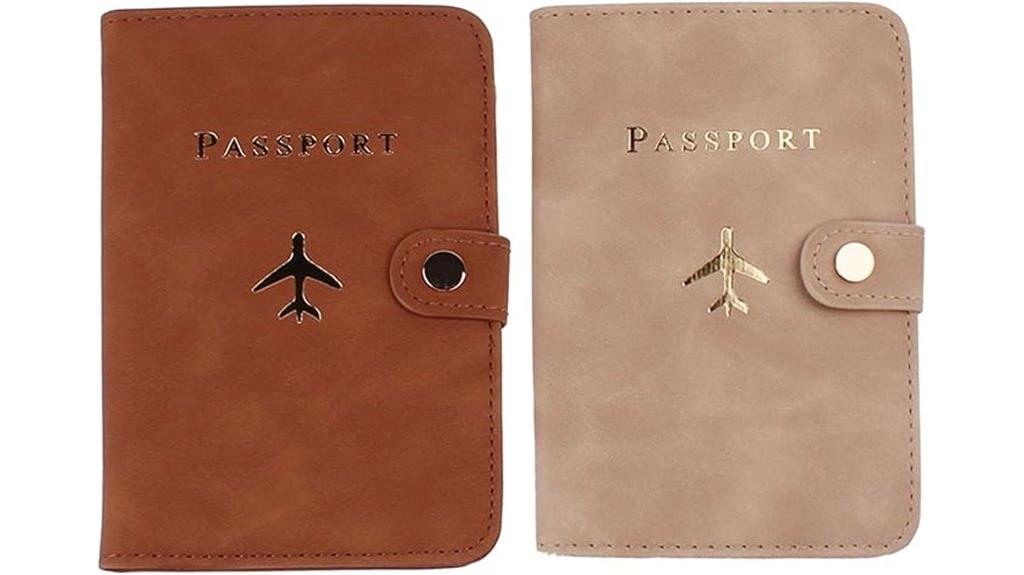 travel passport wallet set
