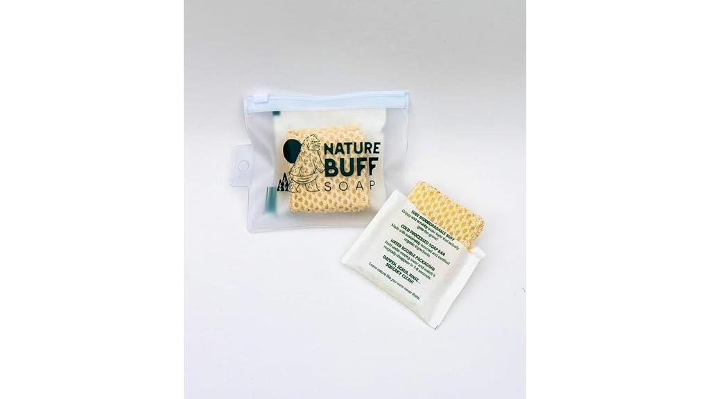 travel sized biodegradable soap