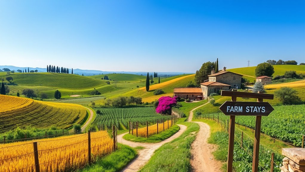 tuscany organic farm accommodations