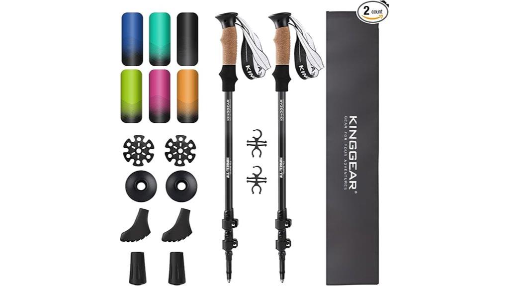 two pack nordic walking poles