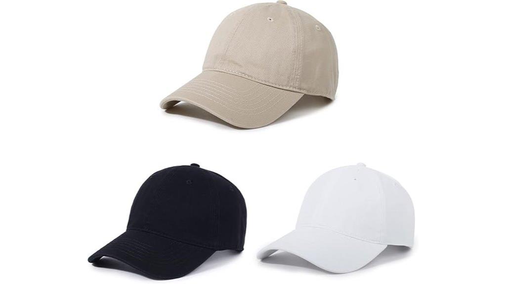 unisex plain vintage dad hat