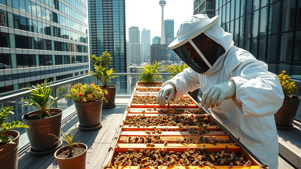 urban beekeeping hive safety