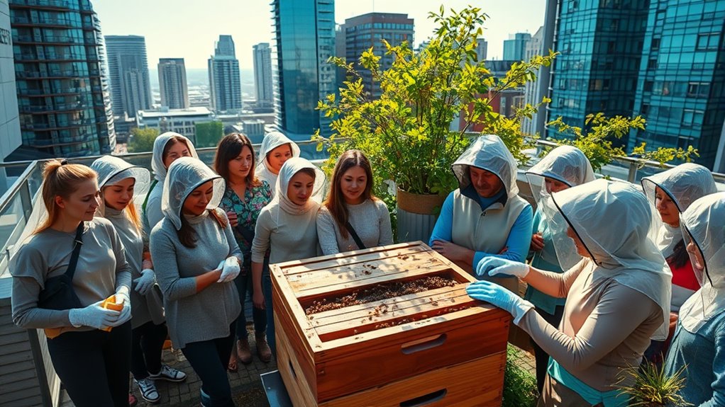 urban beekeeping promotes sustainability