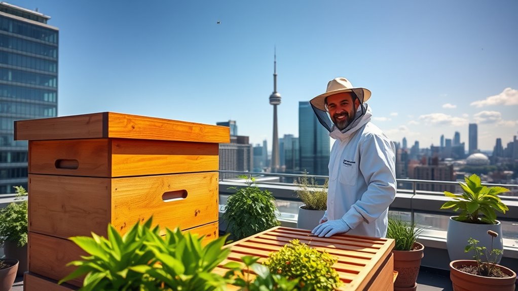 urban beekeeping supports pollinators