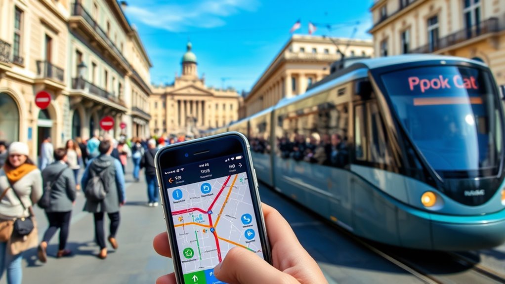 using transit apps abroad