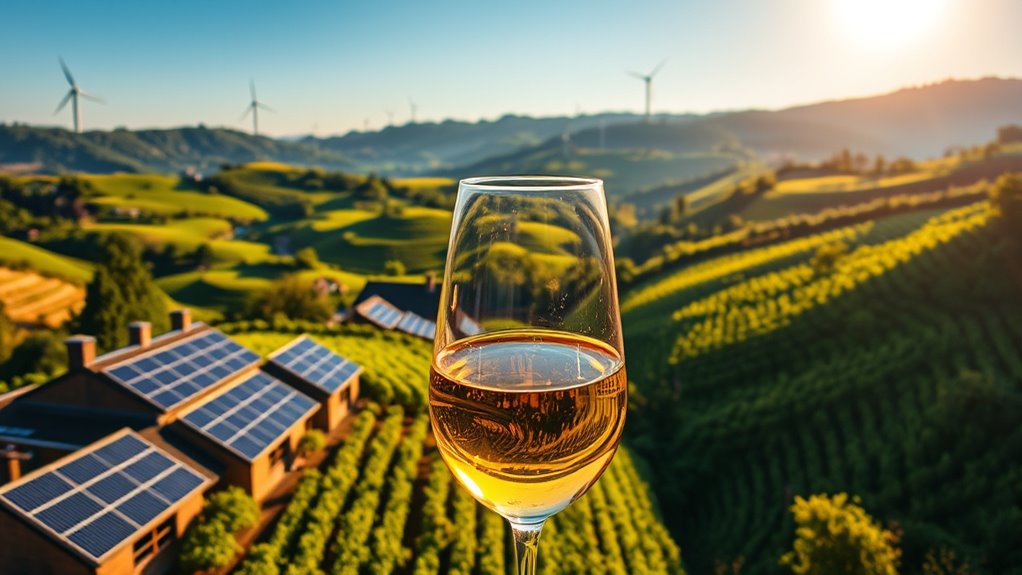 vineyards use renewable energy