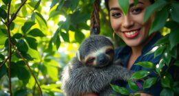 volunteering with sloth conservation