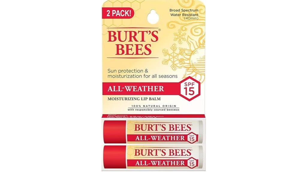water resistant spf lip balm