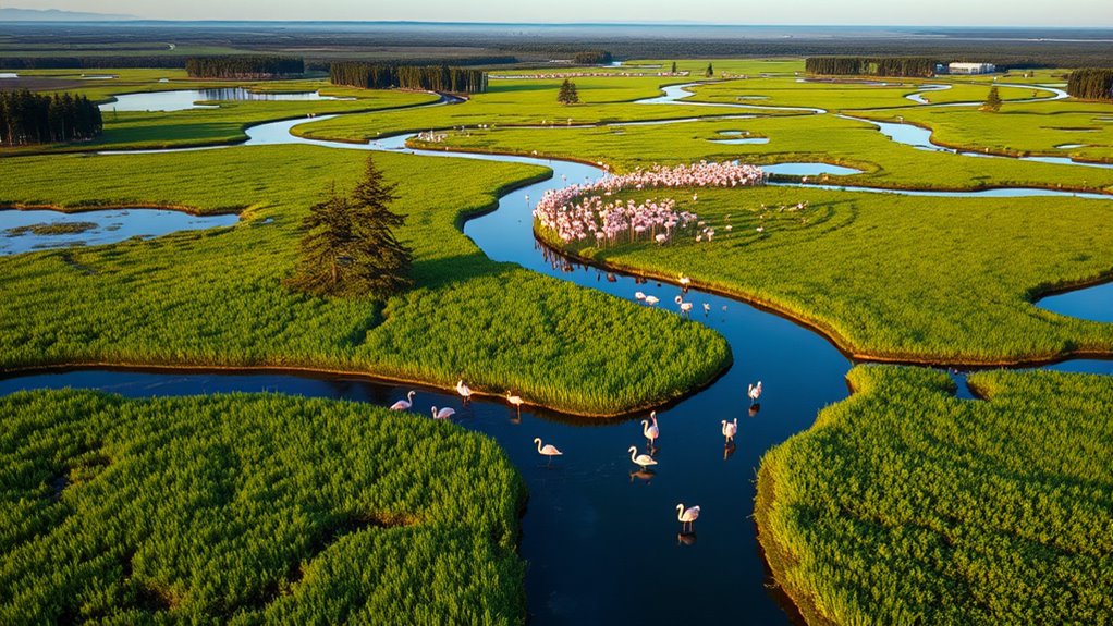 wetland threats from human activities