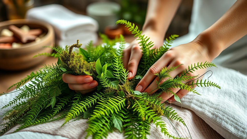 wild herbal skin compresses
