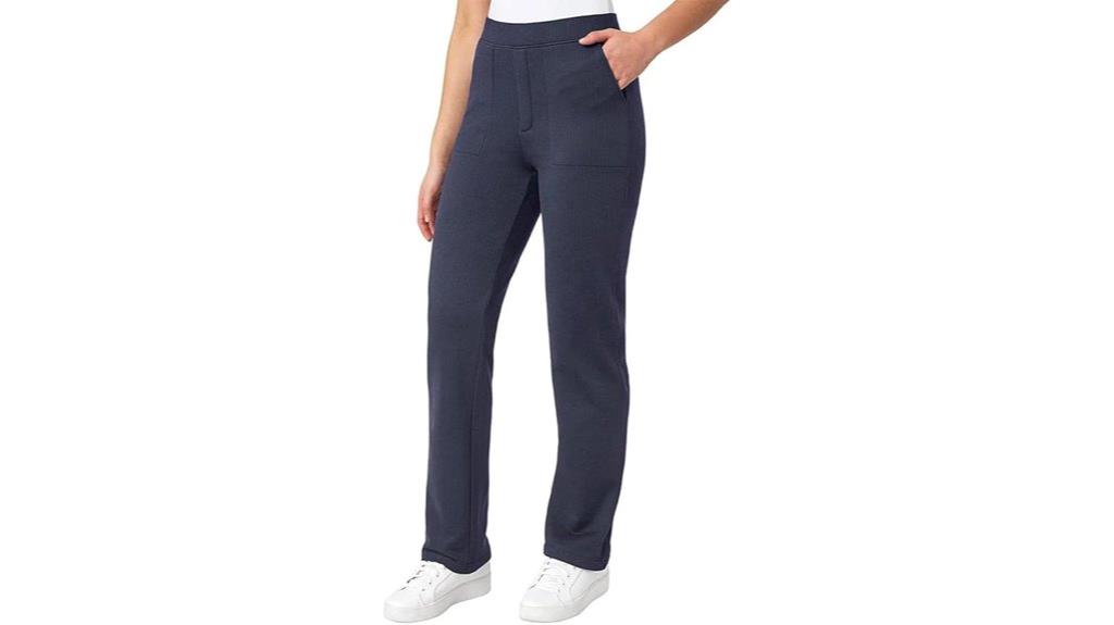 women s herringbone straight leg pants