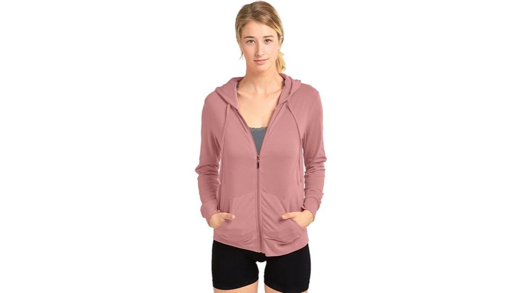 women s lightweight cotton hoodie