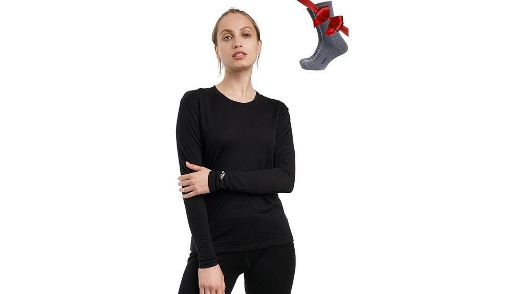 women s merino wool base layer