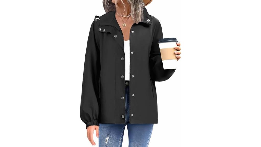 women s waterproof rain jacket