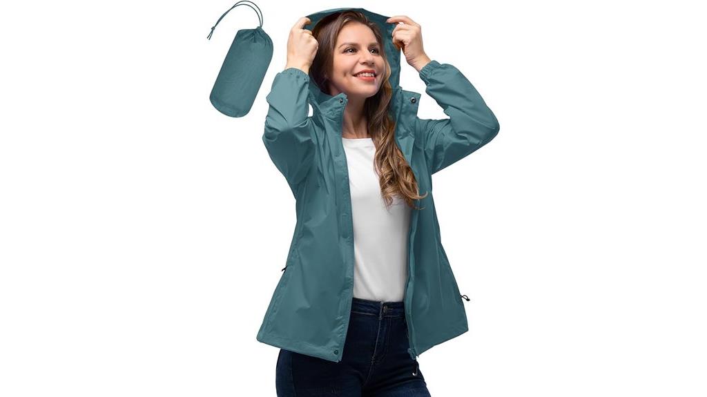 women s waterproof rain jacket