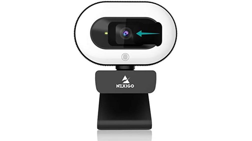 1080p webcam with ring