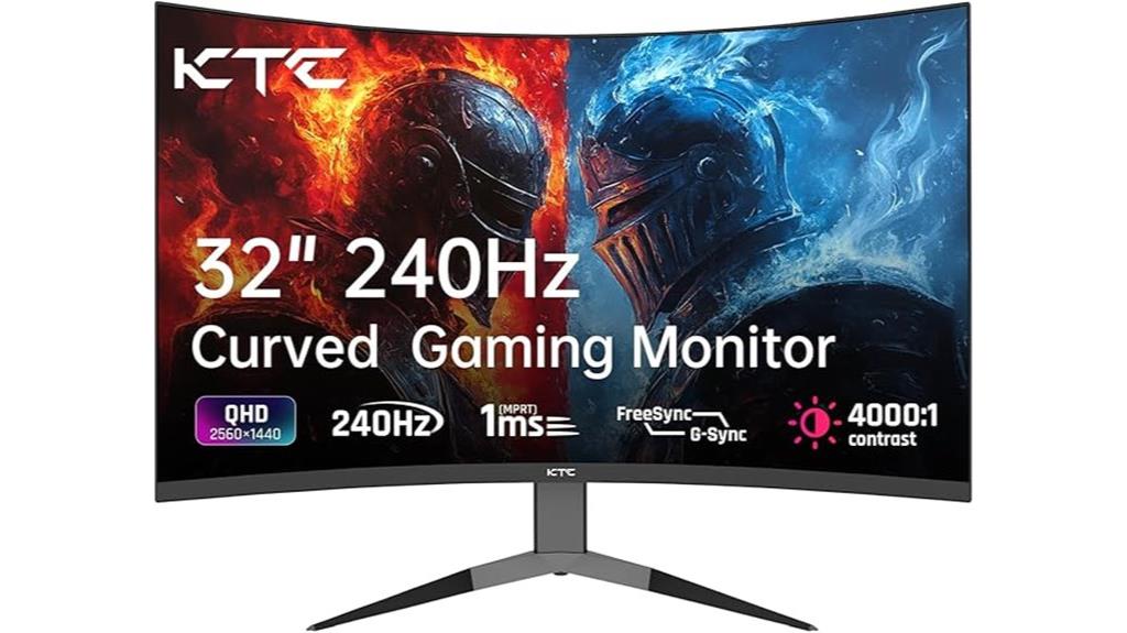 32 inch curved gaming monitor