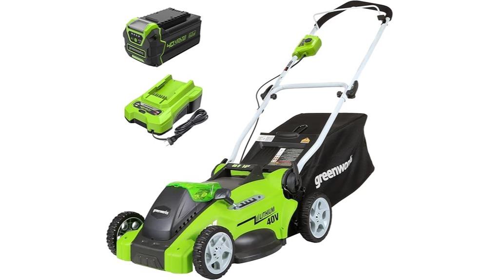 40v cordless lawn mower