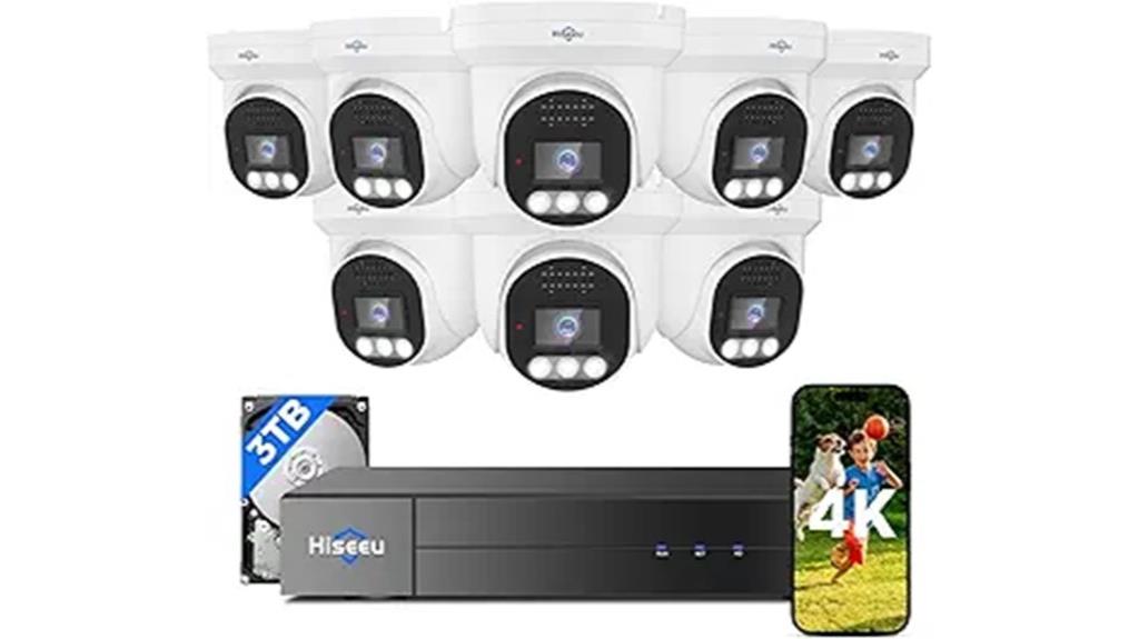 4k 8 camera security system
