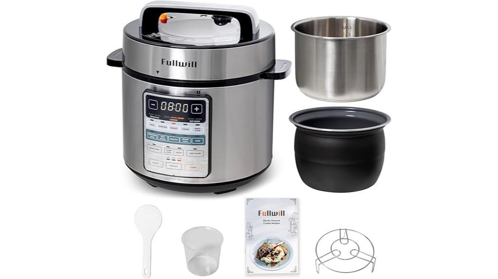 6 quart multi function cooker