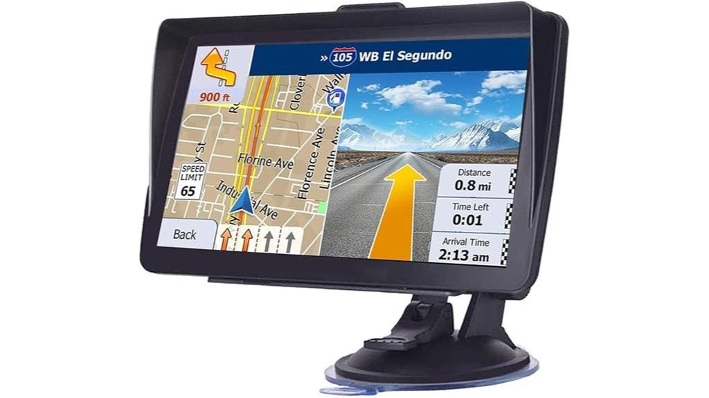 7 inch vehicle gps screen