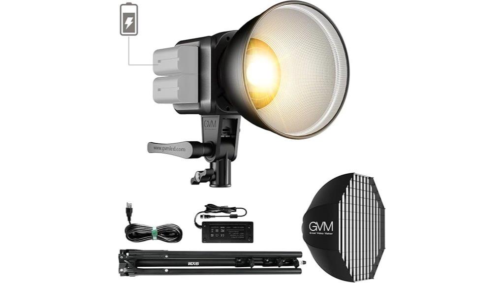 80w bi color cob light