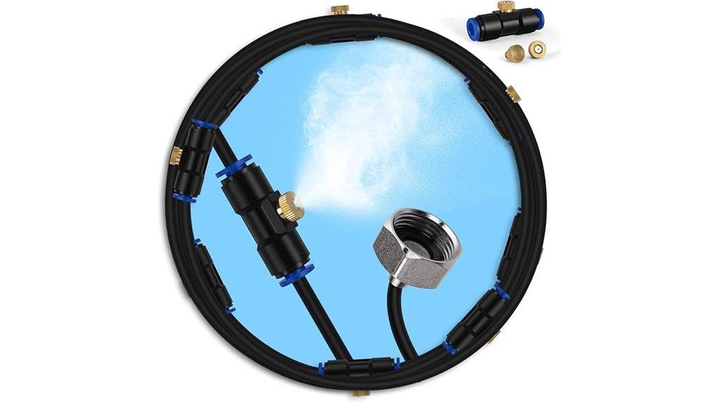 82 ft line misting system