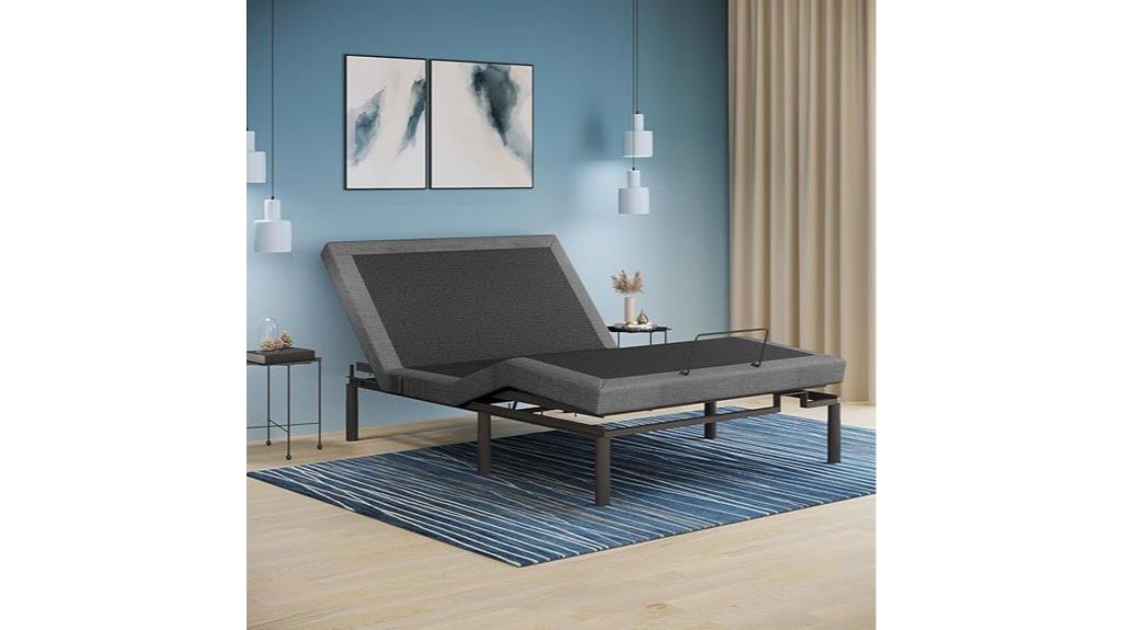 adjustable bed with massage