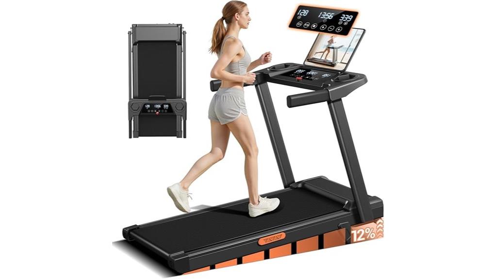 adjustable incline portable treadmill