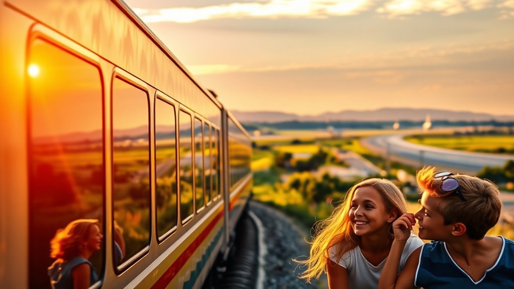 advantages of train travel